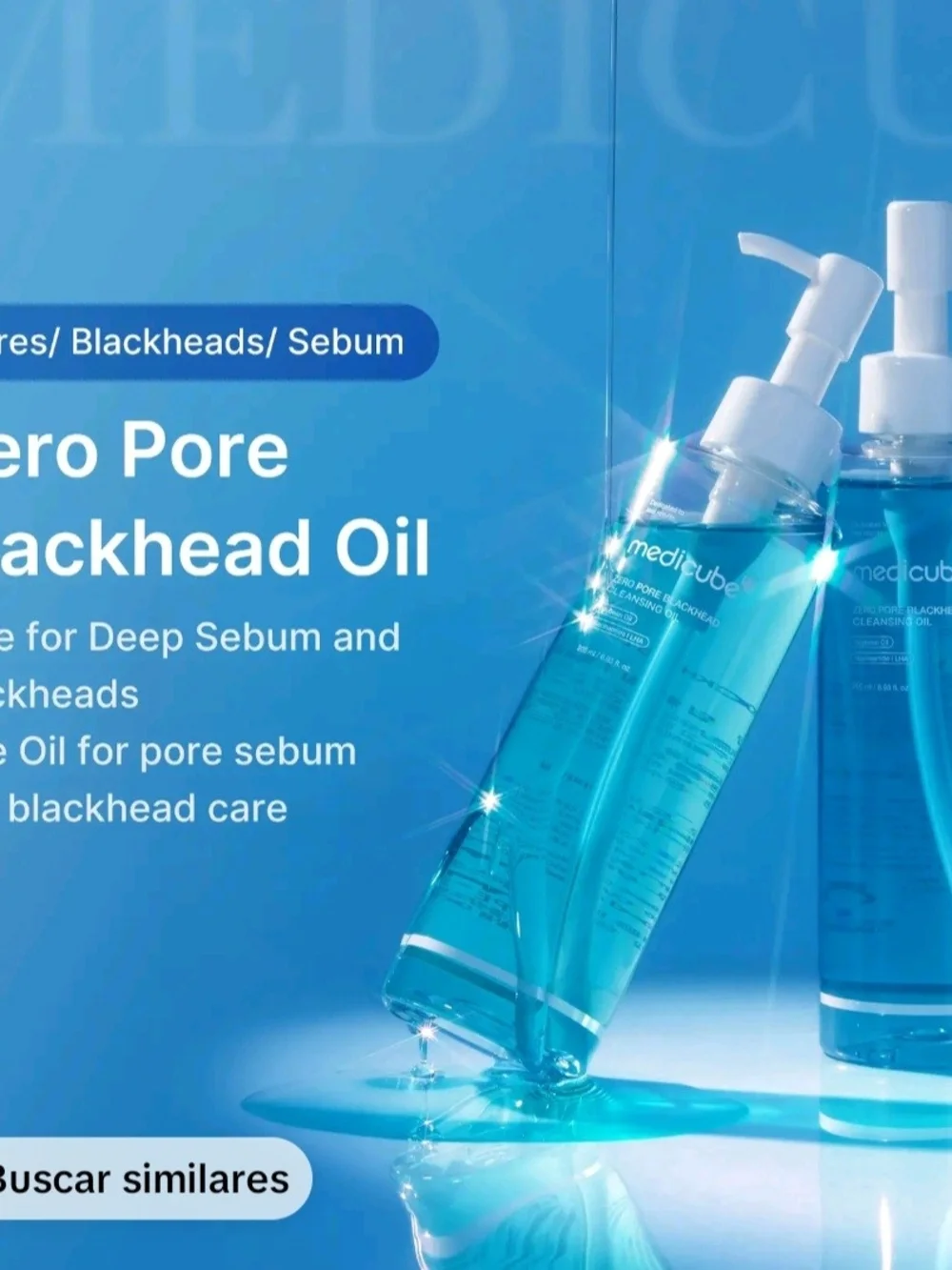 Medicube Blue Deep Cleansing Oil - Hydrating Makeup Remover